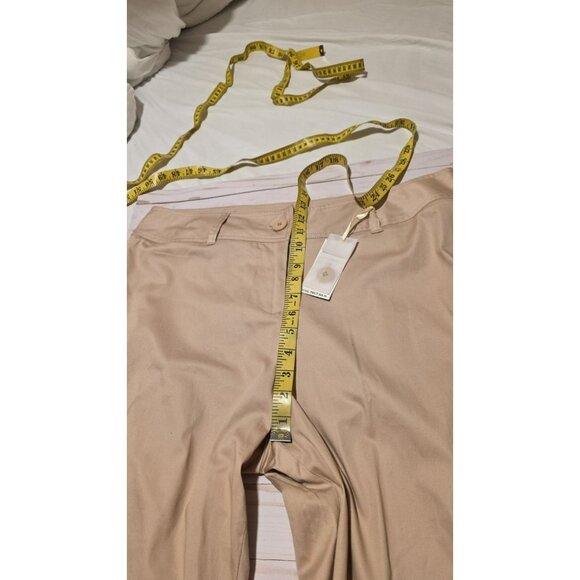 Hannah Jones Crop Pants Chino Size 18 NWTD Try On Mark Preppy Y2K Capri Coastal - Picture 6 of 11